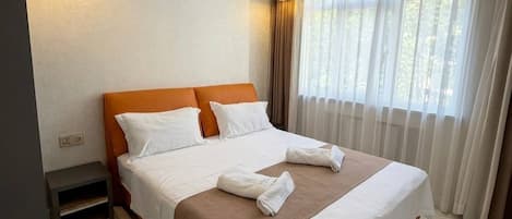 Comfort Apartment | Premium bedding, Select Comfort beds, laptop workspace