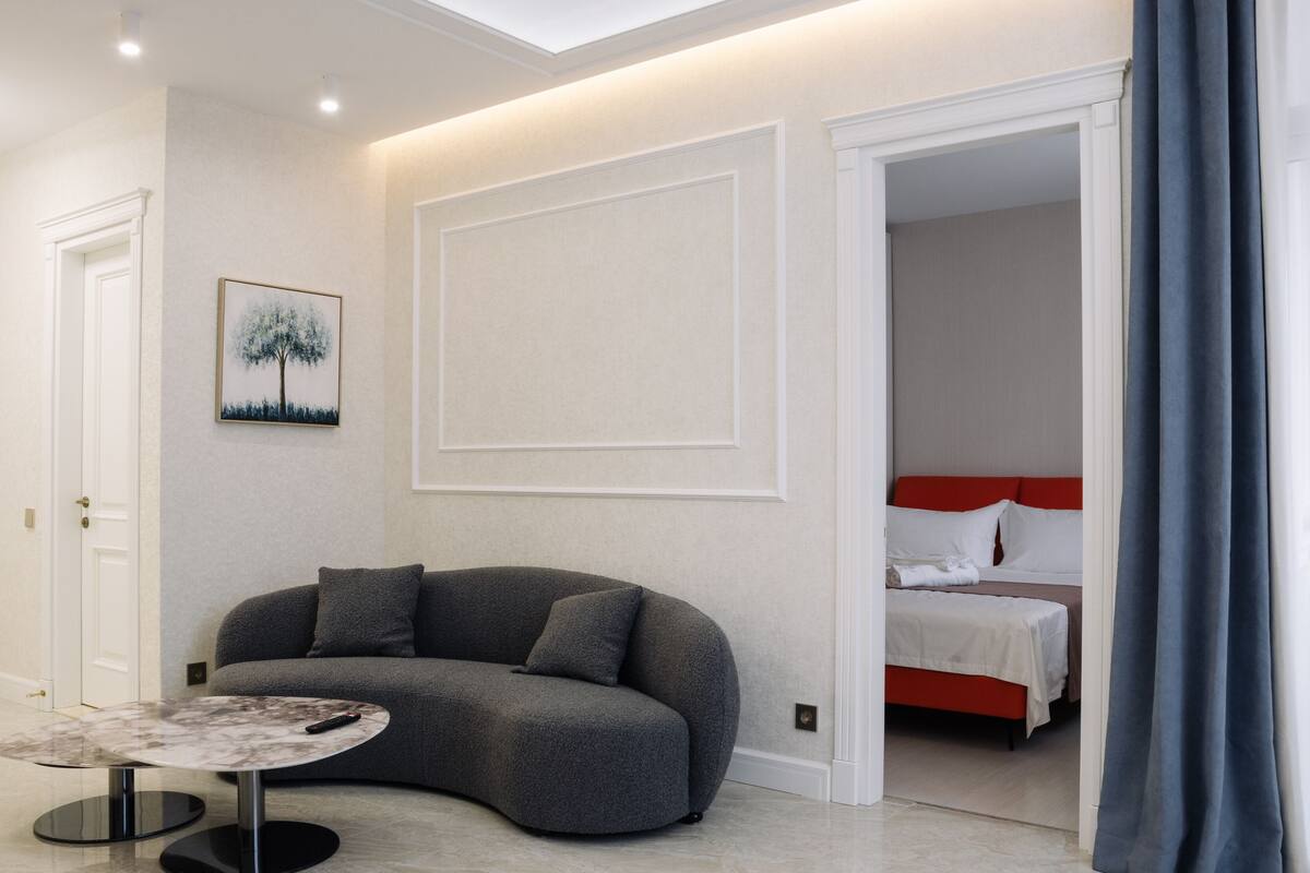 Junior Apartment | 1 bedroom, premium bedding, Select Comfort beds, individually decorated