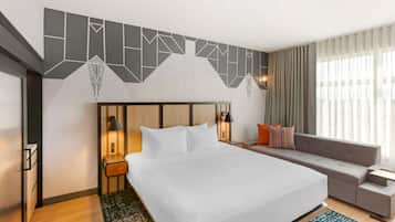 1 King Bed, Nonsmoking, Accessible | Premium bedding, desk, laptop workspace, blackout drapes