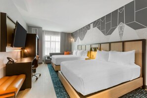 Standard Room, 2 Queen Beds, Non Smoking | Premium bedding, desk, laptop workspace, blackout drapes - Cambria Hotel Spokane Airport (Spokane)