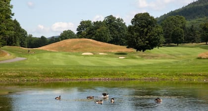 Okemo Mountain Lodge Condo - Great for families with easy access to Okemo clocktower base area!