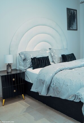 2 chambres, fer et planche Ă repasser, Wi-Fi gratuit, draps fournis