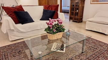 Una televisión, libros