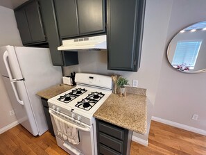 Fridge, microwave, stovetop - Modern 2 Bed, 2 Bath Furnished Apartment, designed for your comfort! (Los Angeles)