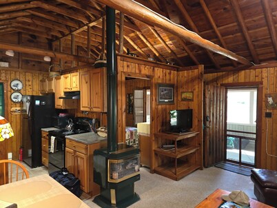 Twin Birch Resort - The Brown Bear Cabin: Lake Access with Rowboat and Kayak!