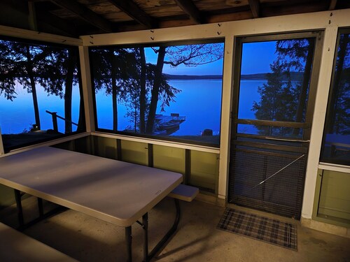 Twin Birch Resort - The Green Laker Cabin:  Lakefront with Dock, Rowboat, and Kayak!