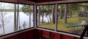 Twin Birch Resort - The Red Laker Cabin:  Lakefront with Dock, Rowboat, and Kayak!