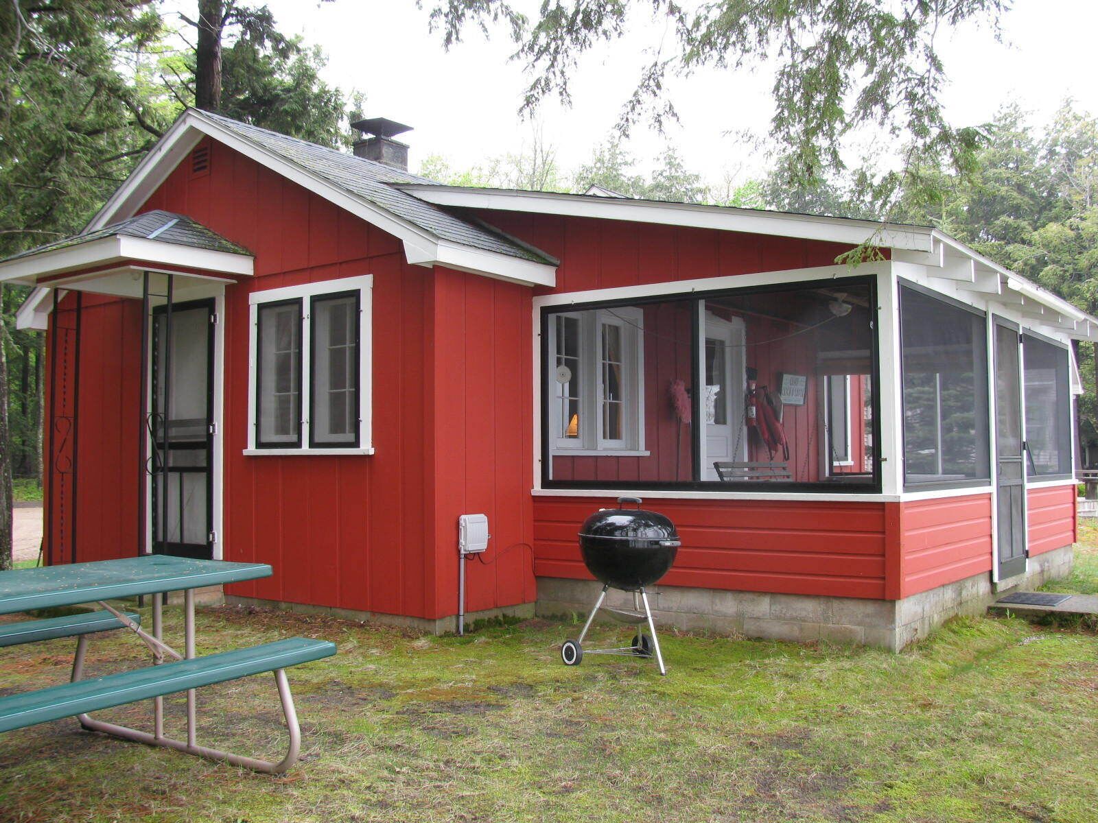 OVERALL:  The Red Laker Cabin in summer