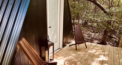 The EH Frame with Tree Pod in the woods!