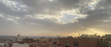 Uitzicht vanuit accommodatie