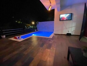 Una piscina climatizada