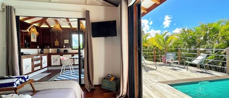 1 chambre, fer et planche Ă  repasser, lit parapluie, Wi-Fi