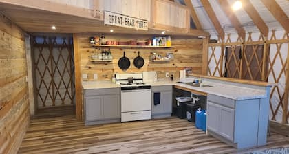 Great Bear Yurt - Off-Grid, Backcountry Experience - Between GNP & Bob Marshall