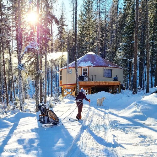 Great Bear Yurt - Off-Grid, Backcountry Experience - Between GNP & Bob Marshall