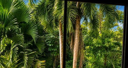 Modern villa with stunning jungle views