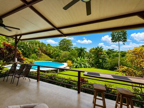 Modern villa with stunning jungle views