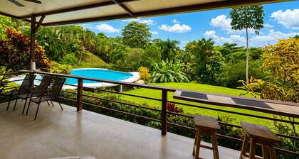 Modern villa with stunning jungle views