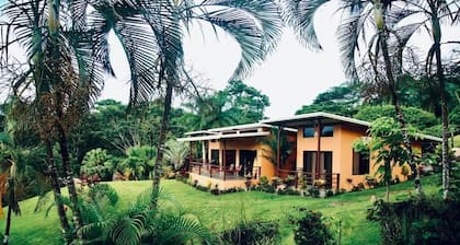 Modern villa with stunning jungle views