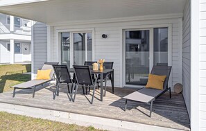 Outdoor dining - Lovely apartment in Kappeln with sauna (Kappeln)