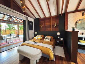 1 chambre, fer et planche à repasser, lit parapluie, Wi-Fi gratuit