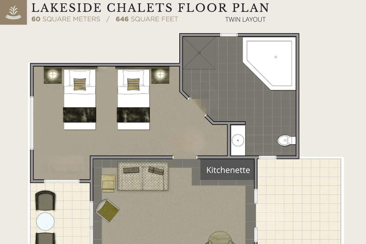 Standard Luxury Chalet (includes Resort Facilities) | Plano