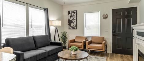 TV connectée, cheminée