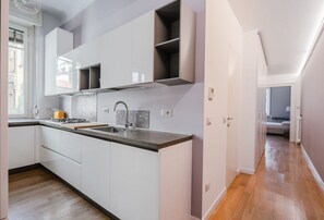 Oven, stovetop, dishwasher, toaster