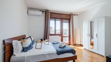 2 camere, ferro/asse da stiro