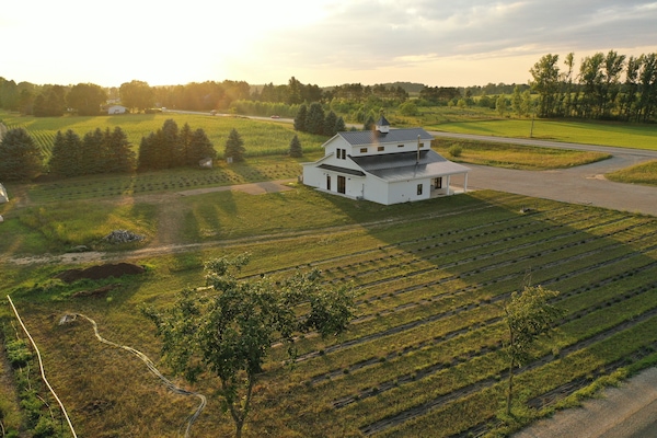 13.76 acre farm on Traverse City's renowned "Farm Corridor" - minutes to town