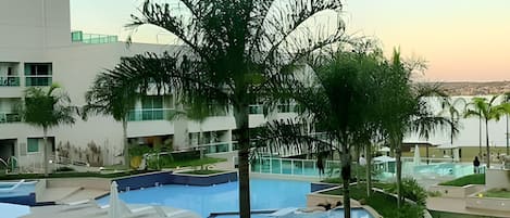 Comfort Apartment | Pool | Outdoor pool, pool umbrellas, pool loungers