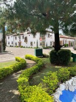 Blick von der Unterkunft