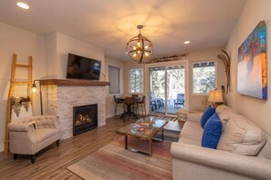 TV, fireplace - Tacoma Vista 115 - Private Hot Tub (Durango)