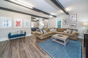 TV, table football, ping pong