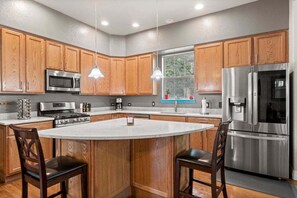 Fridge, microwave, oven, stovetop - Modern Home in Upscale Neighborhood (Denver)