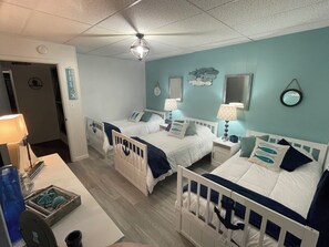 4 chambres, fer et planche à repasser, Wi-Fi, draps fournis