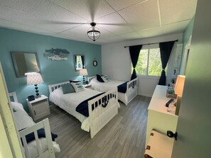 4 makuuhuonetta, silitysrauta/-lauta, Wi-Fi, vuodevaatteet