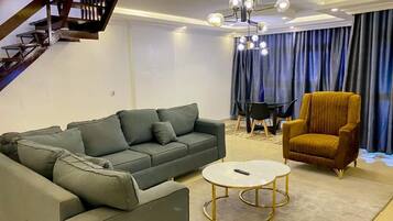 Luksusleilighet | Oppholdsområde