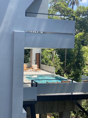 Terrace/patio - Hear the waves from either pools or patios, or walk to the beach, ocean views (Manuel Antonio)