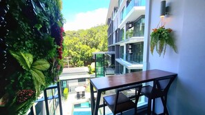 Apartment, 1 Schlafzimmer, barrierefrei, Balkon | Unterkunftsgelände