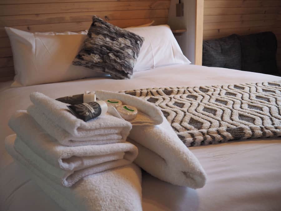 Glamping Pod with Ensuite | Individually furnished, blackout curtains, iron/ironing board