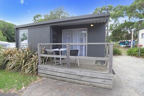 Familie huisje | Individueel gemeubileerd, verduisterende gordijnen