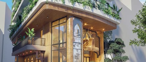 Façade de lâhĂ©bergement