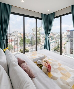 1 habitación, ropa de cama de alta calidad y colchones con pillow-top