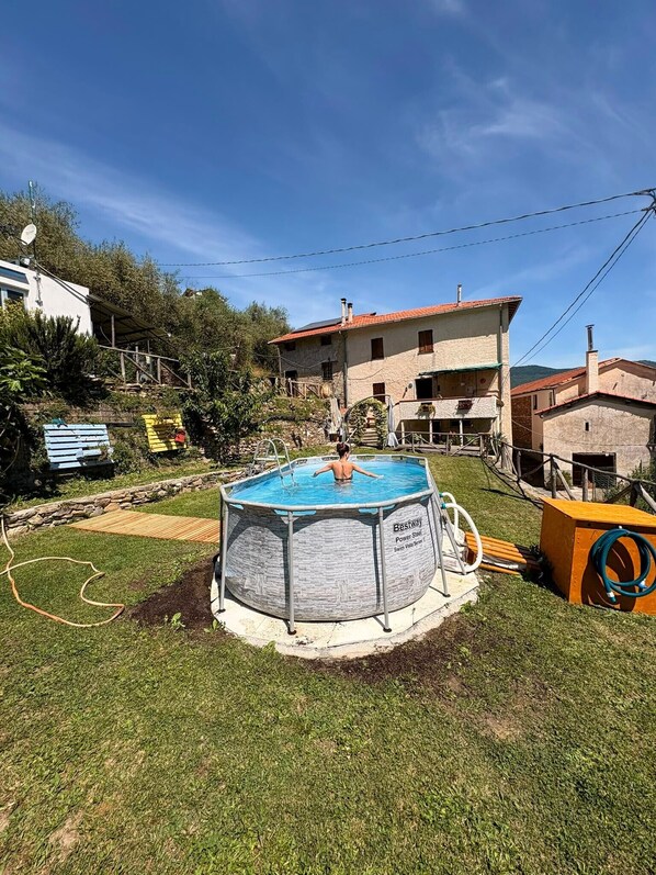 Pool - Apartment "Câ de Bacî" with Private Terrace (Vessalico)