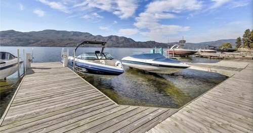 Seclusion Bay Luxury Lakeside Cabin 8. Stunning beachfront on Okanagan Lake.