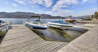 Seclusion Bay Luxury Lakeside Cabin 8. Stunning beachfront on Okanagan Lake.