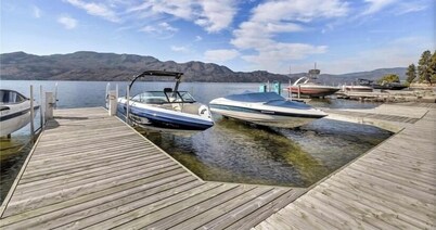 Seclusion Bay Luxury Lakeside Cabin 8. Stunning beachfront on Okanagan Lake.