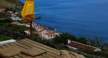 Holiday Home 'Casa Da Fajãnzinha' with Sea View, Private Terrace and Wi-Fi