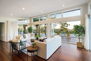 TV, fireplace, offices - The Jasmine At Montville - Photo Shoot location (Montville)