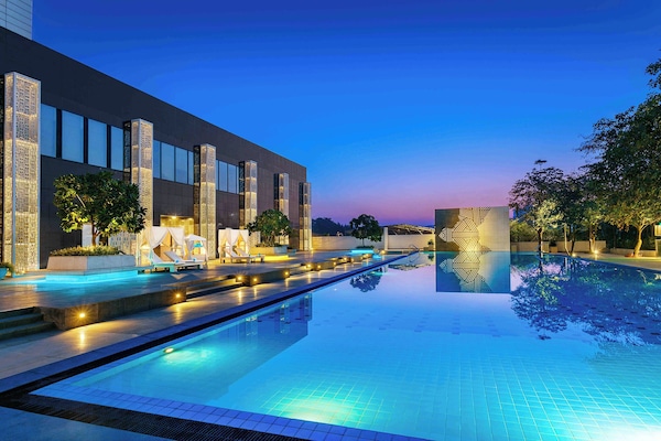 Indoor pool, seasonal outdoor pool